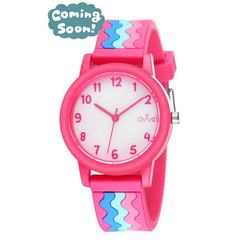 Girls Kids Teens Analog watch - Pinky Ripple