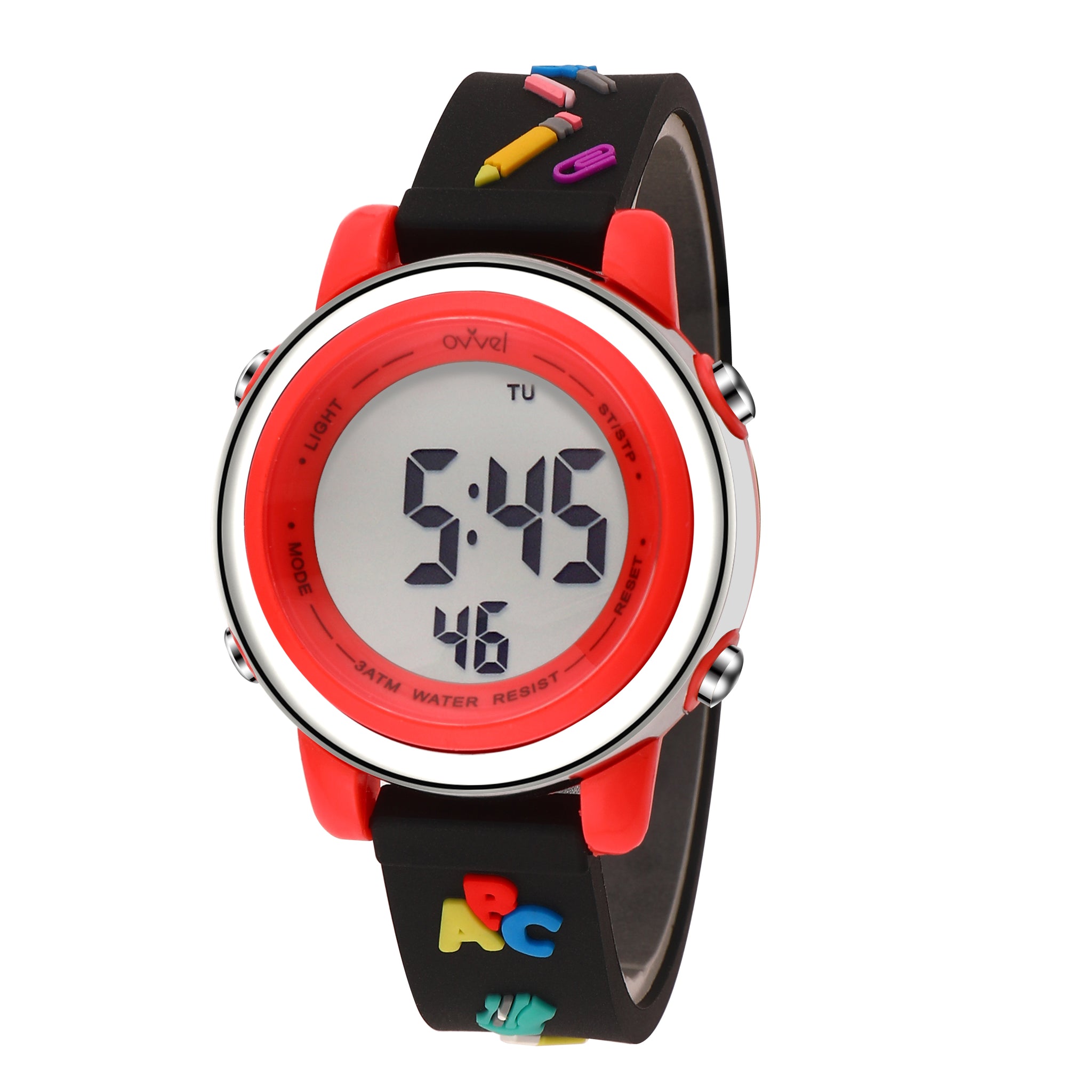Girls Digital Sports Watch with many features - School Supplies