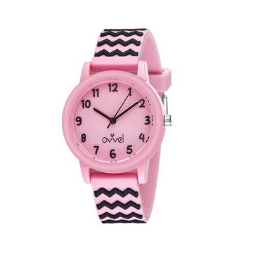 Girls Kids Teens Analog watch - Carnation Waves