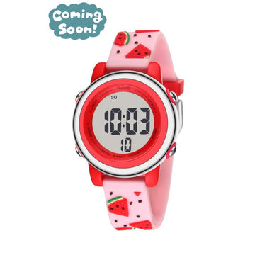 Girls Digital Sports Watch with many features - Watermelon Sprinkle