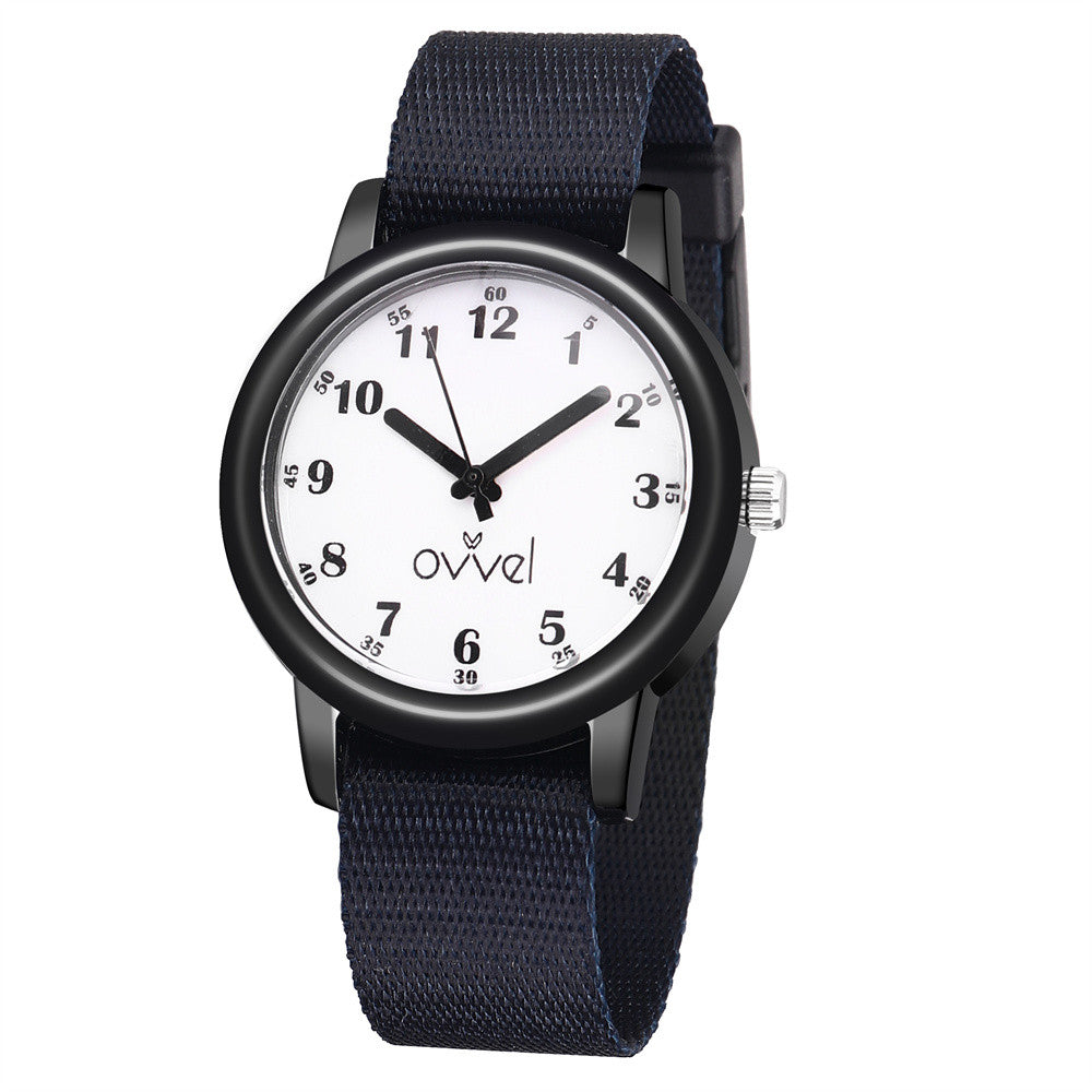 Cool Time Kids polshorloge met nylon armband CT-0037-LQ, zilver, Eén maat, modern Cool Time Kids polshorloge met nylon armband CT-0037-LQ, zilver, Eén maat, modern