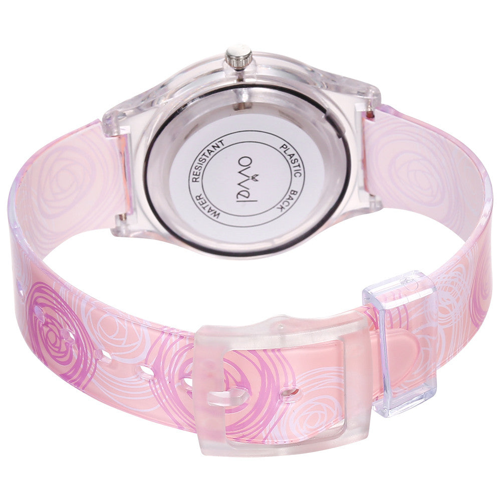 Girls Teen Analog Watch - Swirls