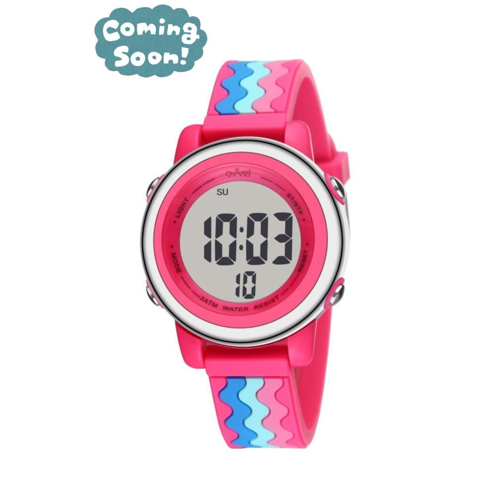 Girls Digital Sports Watch with many features - Pinky Ripple