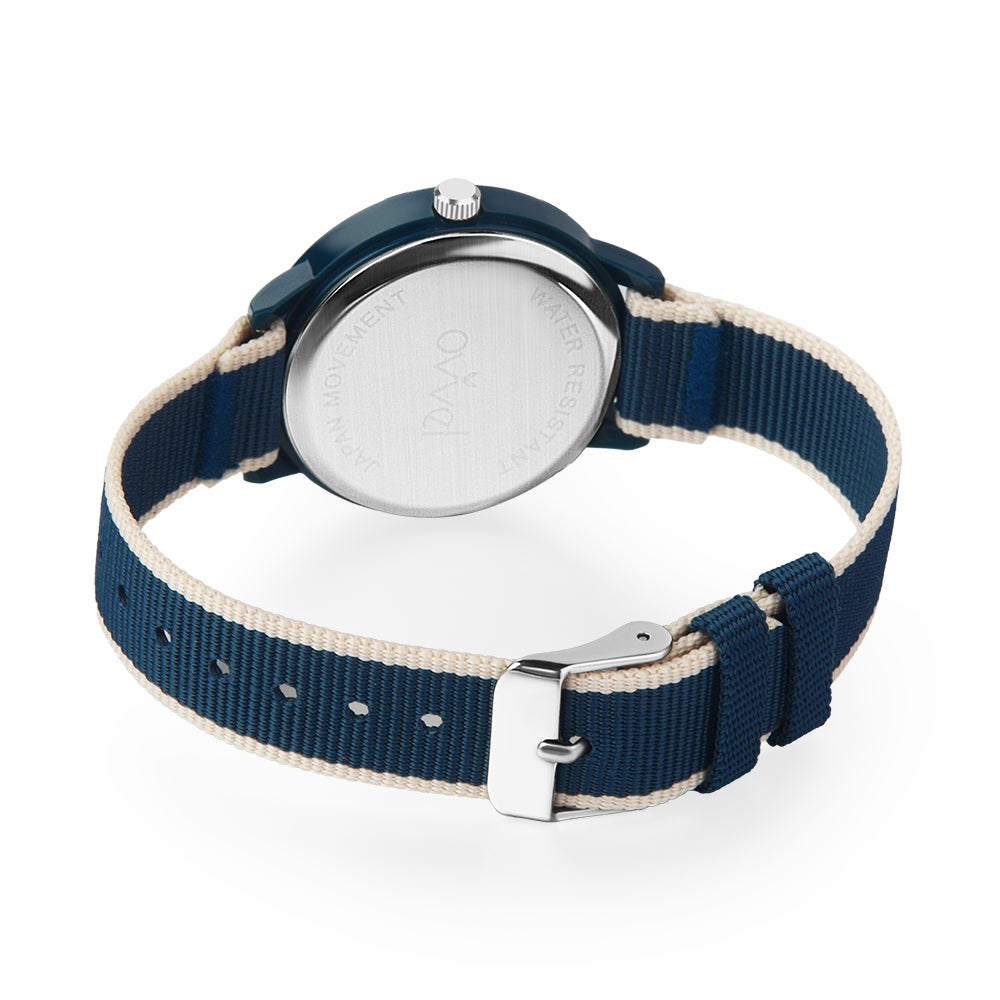 Girls Teens Ribbon Band Watch - Teal