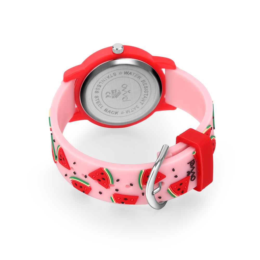 Girls Kids Teens Analog watch - Watermelon Sprinkle