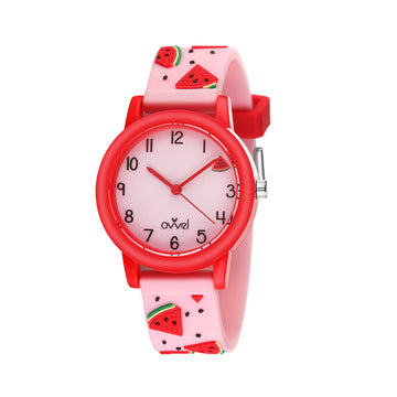 Girls Kids Teens Analog watch - Watermelon Sprinkle