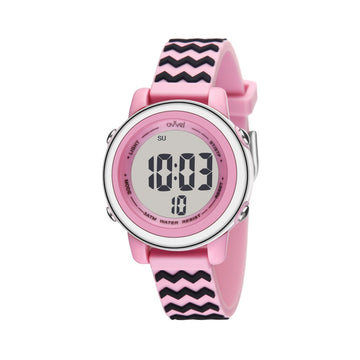Girls Digital Sports Watch with many features - Carnation Waves