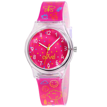 Girls Teen Analog Watch - Sketch