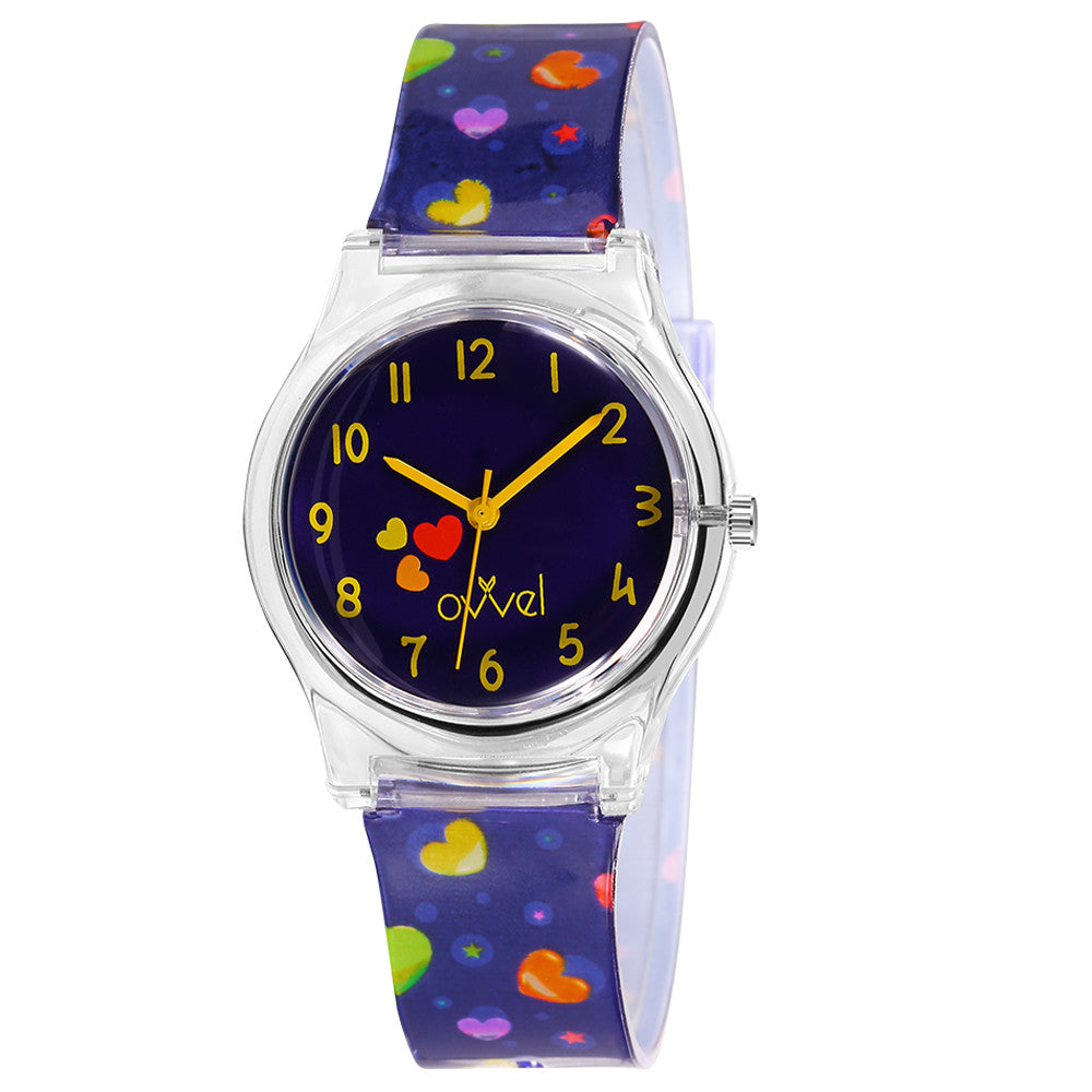 Girls Teen Analog Watch - Hearts